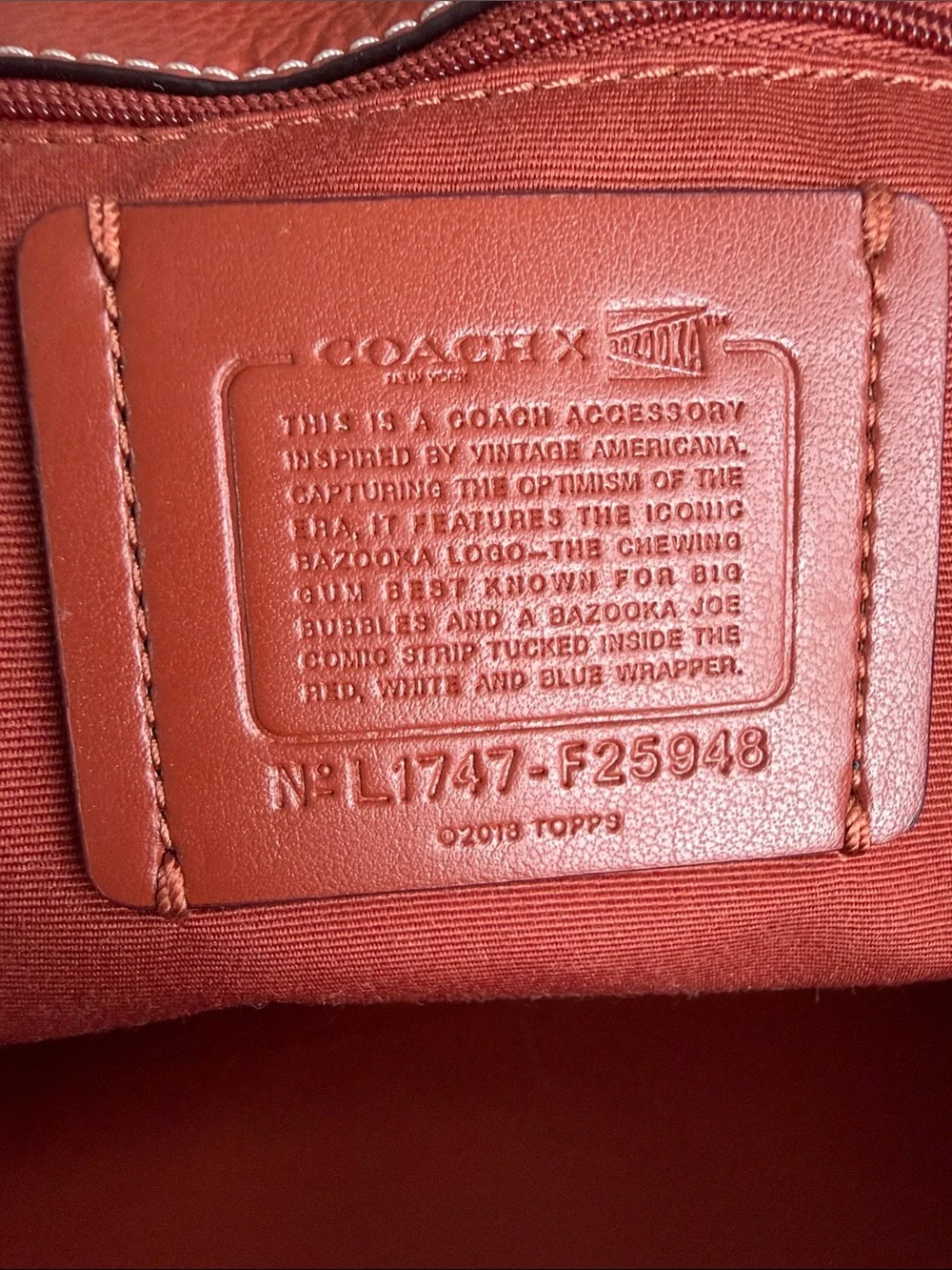 NWOT Coach City Tote with Bazooka Motif [limited edition] - Picture 10 of 10